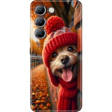 Adasena Vivo V30 Lite Kılıf Desenli Baskılı Tpu Rubber Kapak Kuçu Kuçu