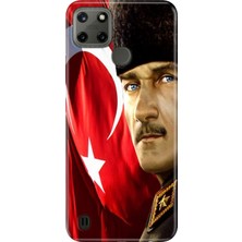 Adasena iPhone 7 Plus - 8 Plus Kılıf Desenli Baskılı Tpu Rubber Kapak Mustafa Kemal