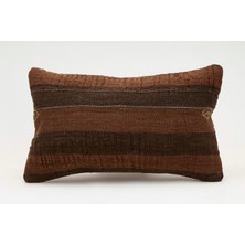 Kilim Wholesale El Yapımı Kilimden Yapılmış Vintage Kırlent Kılıfı, Yün, 30X50 cm