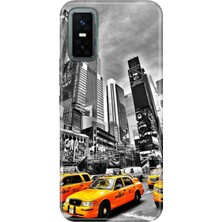 Adasena Infinix Gt 30 Pro Kılıf Desenli Baskılı Tpu Rubber Kapak Newyork Aşkı