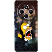 Adasena Xiaomi Redmi A4 5g Kılıf Desenli Baskılı Tpu Rubber Kapak Simpsincollage