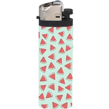 Çakmak Karpuz Kolaj Full Kaplamalı Gazlı Çakmak