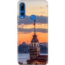 Senada Huawei Y9 Prime 2019 Kılıf Desenli Baskılı Tpu Rubber Kapak Kız Kulesi