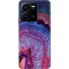 Adasena Vivo Y22S Y35 Kılıf Desenli Baskılı Tpu Rubber Kapak Morametist