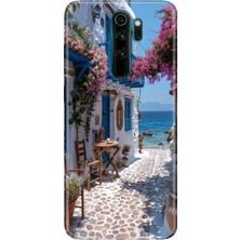 Senada Xiaomi Redmi Note 8 Pro Kılıf Desenli Baskılı Tpu Rubber Kapak Bodrumda Aşk