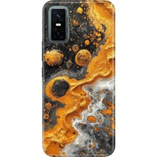 Adasena Infinix Gt 30 Pro Kılıf Desenli Baskılı Tpu Rubber Kapak Krater