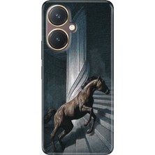 Senada Vivo Y27 Kılıf Desenli Baskılı Tpu Rubber Kapak Horse