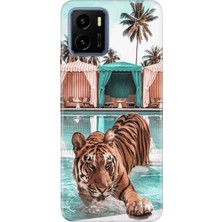 Senada Vivo Y15S Kılıf Desenli Baskılı Tpu Rubber Kapak Hangover