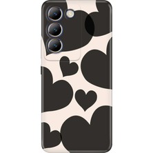 Vivo V30 Lite Kılıf Desenli Baskılı Tpu Rubber Kapak Matte Heart