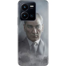 Senada Vivo Y22S Y35 Kılıf Desenli Baskılı Tpu Rubber Kapak Atatürk 1938