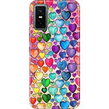 Senada Infinix Gt 30 Pro Kılıf Desenli Baskılı Tpu Rubber Kapak Kalp Çizim