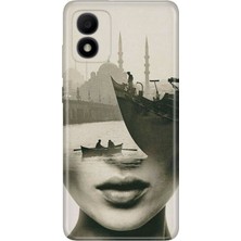 Senada Tcl 303 Kılıf Desenli Baskılı Tpu Rubber Kapak Istanbul