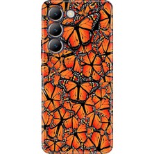 Senada Vivo V30 Lite Kılıf Desenli Baskılı Tpu Rubber Kapak Kelebek Cümbüşü