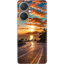 Vivo Y27 Kılıf Desenli Baskılı Tpu Rubber Kapak Manzaram