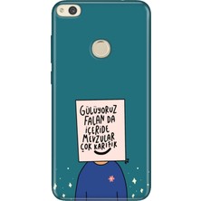 Senada Huawei P9 Lite 2017 Kılıf Desenli Baskılı Tpu Rubber Kapak Gülüyoruz