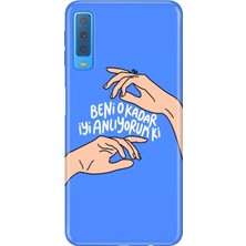 Senada Samsung Galaxy A7 2018 Kılıf Desenli Baskılı Tpu Rubber Kapak Iyi Anlıyorum