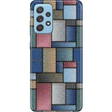 Senada General Mobile A33 Kılıf Desenli Baskılı Tpu Rubber Kapak Jean Pattern