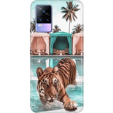 Senada Vivo V21E Kılıf Desenli Baskılı Tpu Rubber Kapak Hangover.