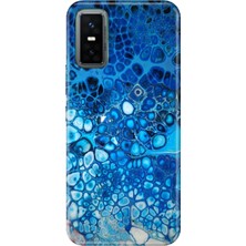 Senada Infinix Gt 30 Pro Kılıf Desenli Baskılı Tpu Rubber Kapak Derin Mavi