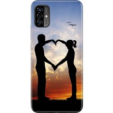 Senada Reeder P13 Blue Max Pro Lite 2022 Kılıf Desenli Baskılı Tpu Rubber Kapak Aşkın Simgesi