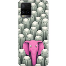 Senada Vivo Y32 Y33S Kılıf Desenli Baskılı Tpu Rubber Kapak Elephant