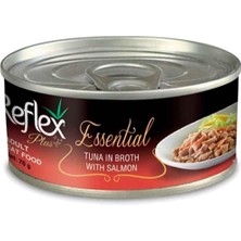 Reflex Plus Essential Ton Balıklı ve Somonlu Yetişkin Kedi Konservesi 70 Gr
