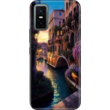 Infinix Gt 30 Pro Kılıf Desenli Baskılı Tpu Rubber Kapak Venedik