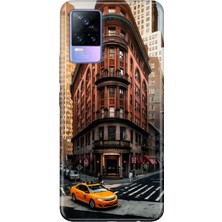 Senada Vivo V21E Kılıf Desenli Baskılı Tpu Rubber Kapak Delmonicos