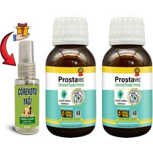 Prostavec: 2 Adet Erkeklere Özel Likit Formül 50 M Şurup + 30 ml Çörek Otu Masaj Yağı