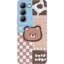 Senada Vivo V30 Lite Kılıf Desenli Baskılı Tpu Rubber Kapak Ayıcık