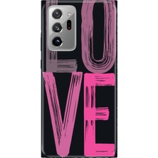 Samsung Galaxy Note 20 Ultra Kılıf Desenli Baskılı Tpu Rubber Kapak Love2
