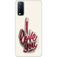 Senada Vivo Y11S Y20 Y20S Kılıf Desenli Baskılı Tpu Rubber Kapak I Love You