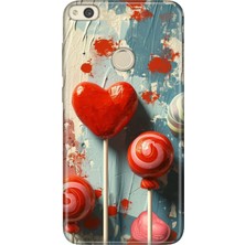 Huawei P9 Lite 2017 Kılıf Desenli Baskılı Tpu Rubber Kapak Lollipop