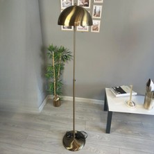 Bamyum Eskitme Lambader Modern Dekoratif Metal Oturma Odası Çalışma Odası Zemin Lambası 170 cm Kablo