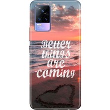Senada Vivo V21E Kılıf Desenli Baskılı Tpu Rubber Kapak Coming