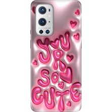 Senada Oneplus 9 Pro Kılıf Desenli Baskılı Tpu Rubber Kapak CUTE111