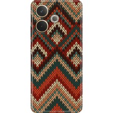 Oppo A5 Pro Kılıf Desenli Baskılı Tpu Rubber Kapak Zikzak