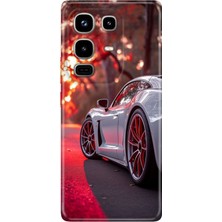 Adasena Infinix Note 50 Pro 5g Kılıf Desenli Baskılı Tpu Rubber Kapak Spor Araba