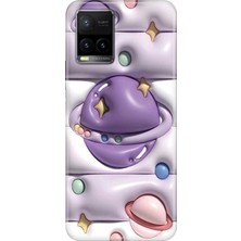 Senada Vivo Y32 Y33S Kılıf Desenli Baskılı Tpu Rubber Kapak 3D Space