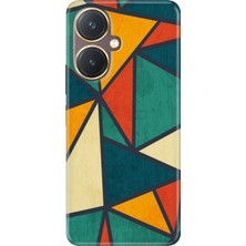 Adasena Vivo Y27 Kılıf Desenli Baskılı Tpu Rubber Kapak Wall