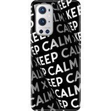 Senada Oneplus 9 Pro Kılıf Desenli Baskılı Tpu Rubber Kapak Keep Calm