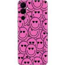 Tecno Pova Neo 2 Kılıf Desenli Baskılı Tpu Rubber Kapak Pembe Tebessüm
