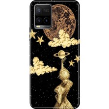 Vivo Y32 Y33S Kılıf Desenli Baskılı Tpu Rubber Kapak MARS9999