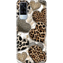 Senada Vivo Y51 Kılıf Desenli Baskılı Tpu Rubber Kapak Kalp 90210