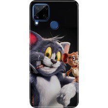 Senada Realme C21Y - C25Y Kılıf Desenli Baskılı Tpu Rubber Kapak Jerry And-Tom