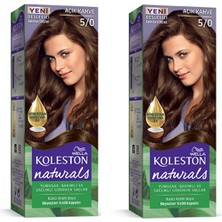 Marsilyan Naturals Saç Boyası Açık Kahve 5/0 2x Paket