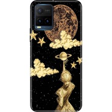 Vivo Y21S Kılıf Desenli Baskılı Tpu Rubber Kapak MARS9999