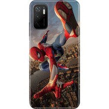 Adasena Xiaomi Redmi Note 11SE Kılıf Desenli Baskılı Tpu Rubber Kapak Spiderrr