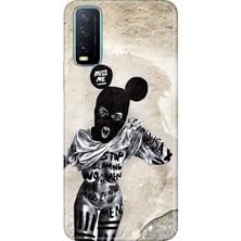 Senada Vivo Y11S Y20 Y20S Kılıf Desenli Baskılı Tpu Rubber Kapak Artful Minnie