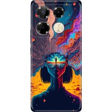 Senada Infinix Note 40 Pro 5g Kılıf Desenli Baskılı Tpu Rubber Kapak Girdap